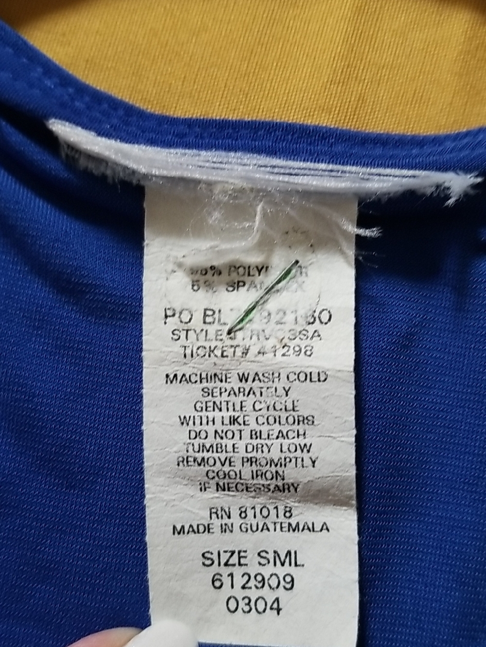 Royal Blue Open Front Cardigan - Size Small - Picture 3 of 4